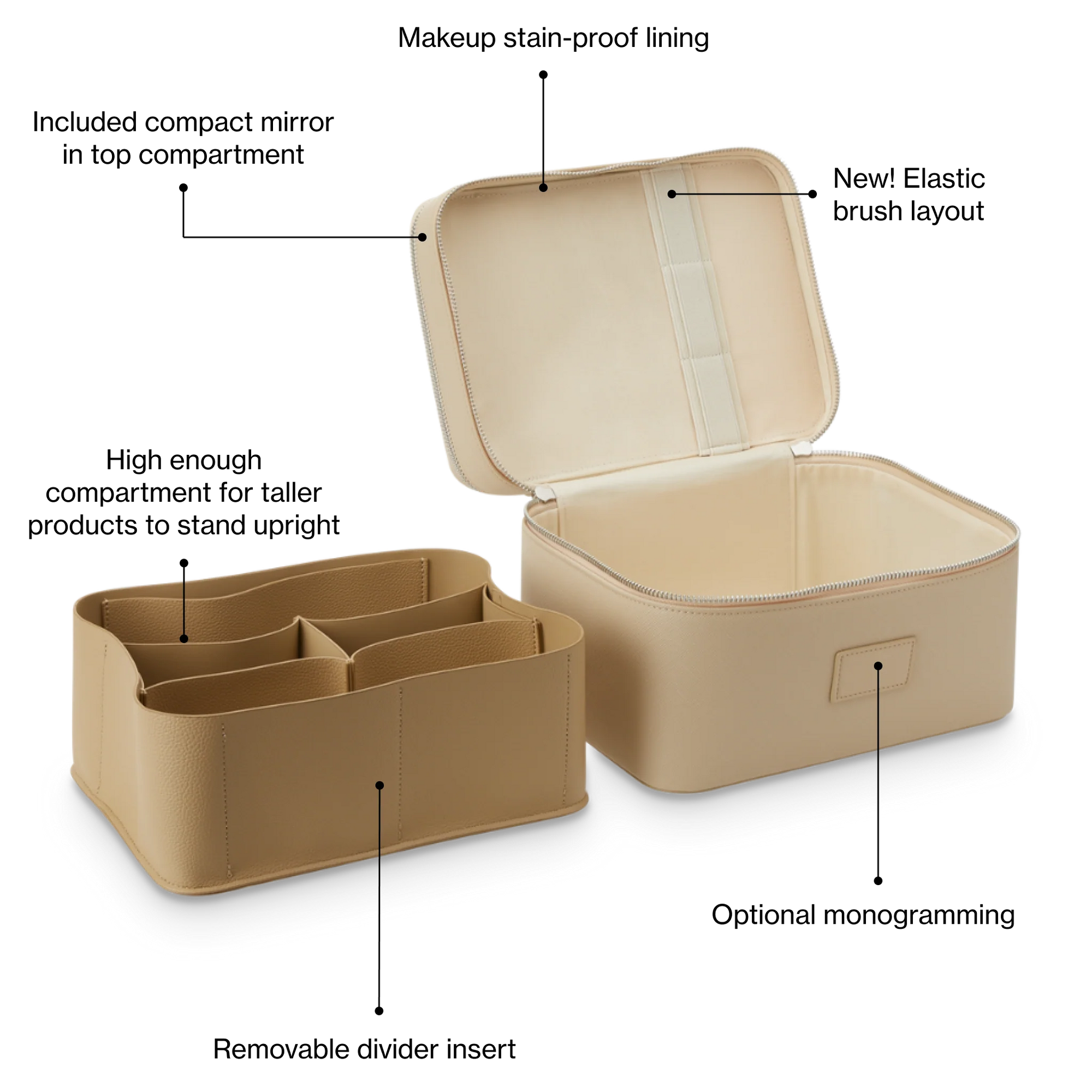 Double-Tier Vanity Case