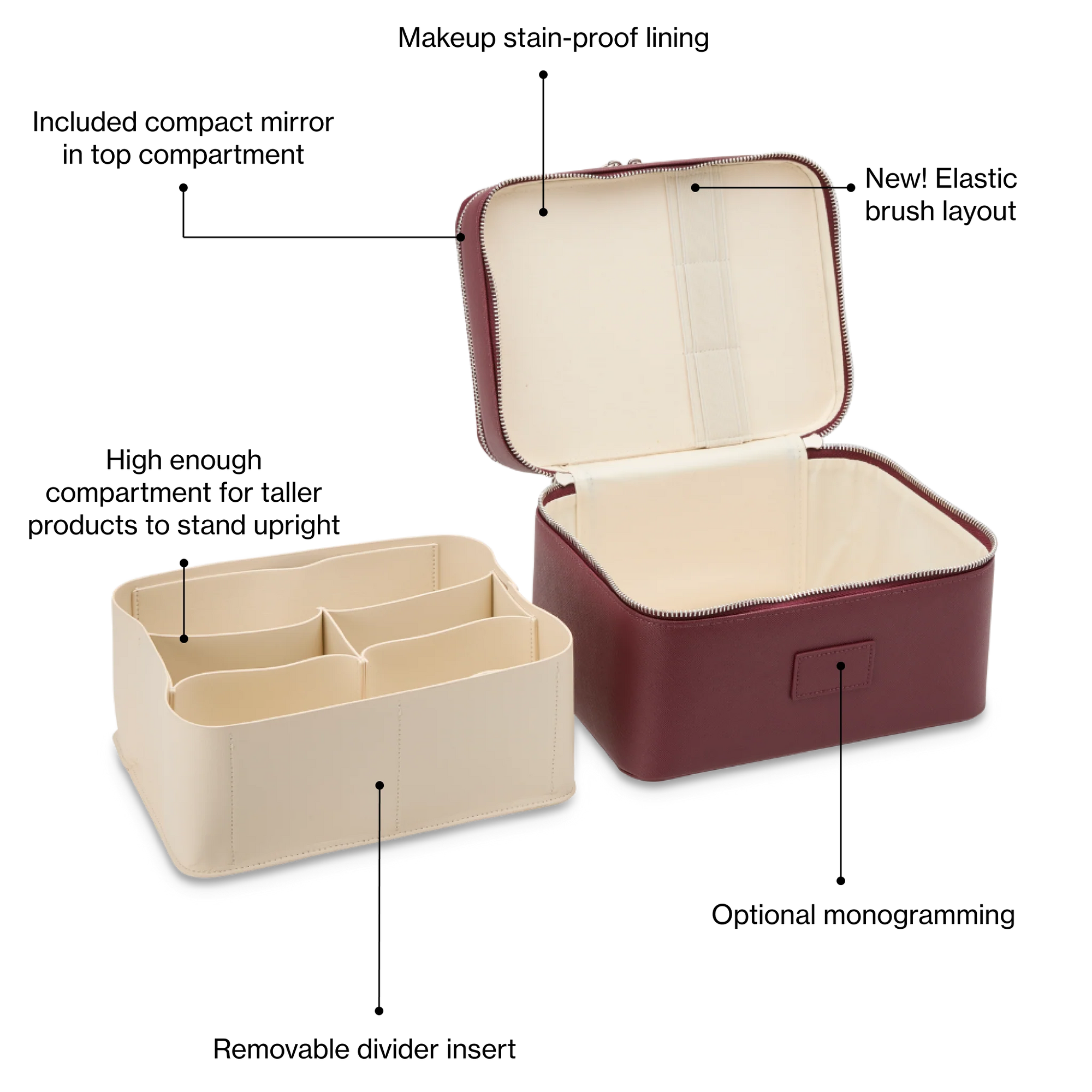 Double-Tier Vanity Case