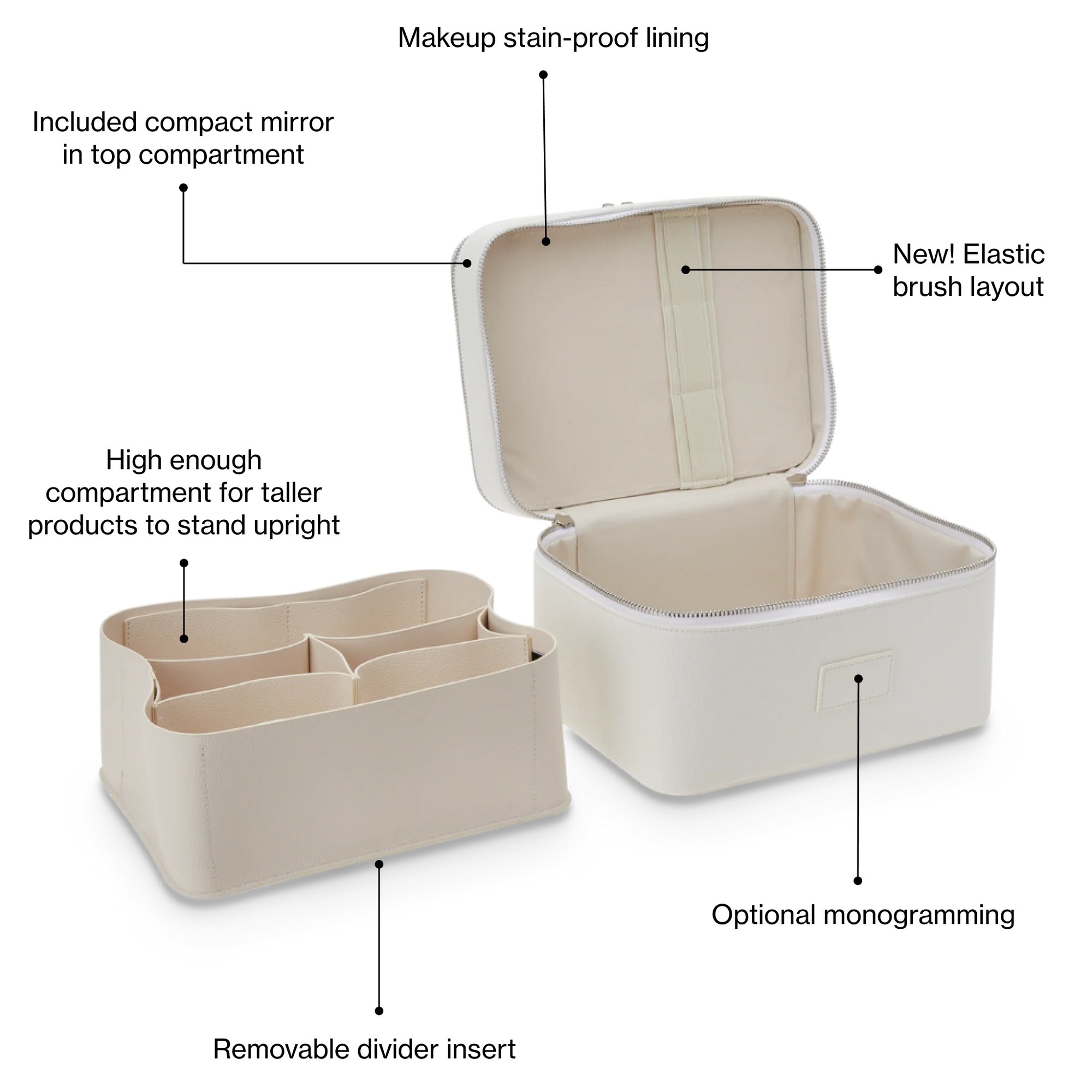 Double-Tier Vanity Case